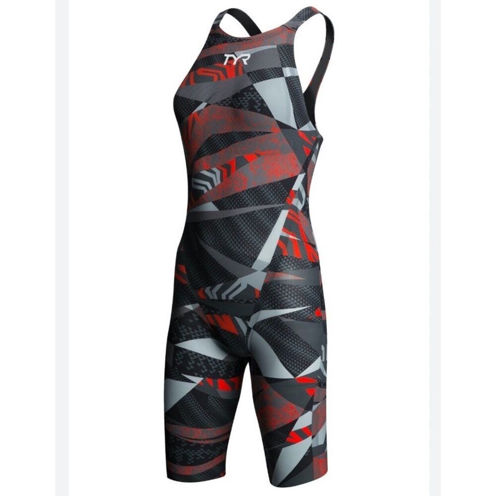 TYR Avictor Prelude Open Back Kneeskin Tech Suit Swimsuit 26 Competition Swim